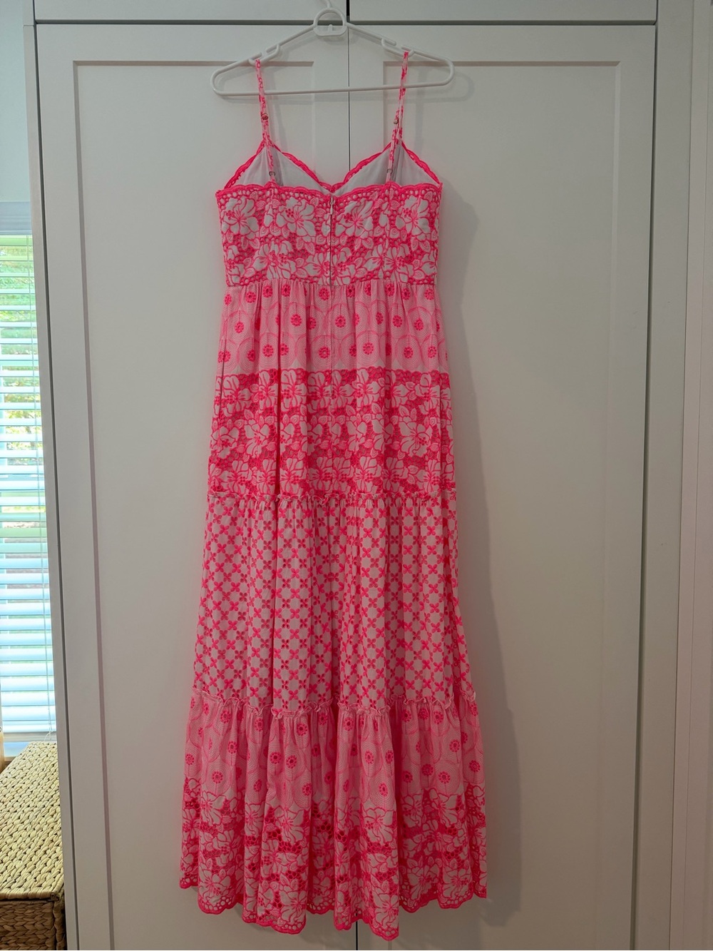 Lilly Pulitzer Kyla Maxi Dress in Lilly’s Coral Garden Gate Eyelet - Picture 2 of 5